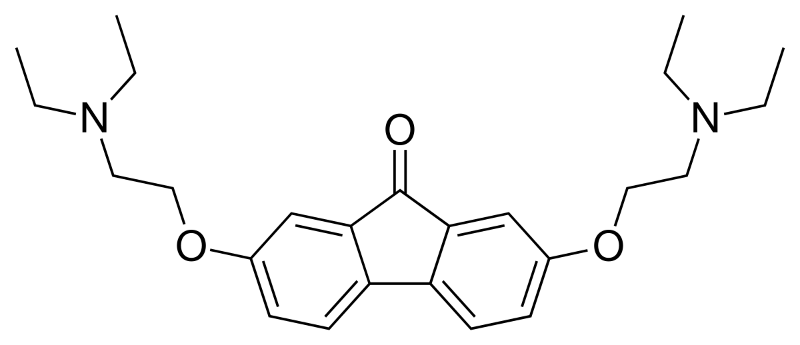 Tilorone Dihydrochloride molecular formula Tilorone Dihydrochloride molecular formula